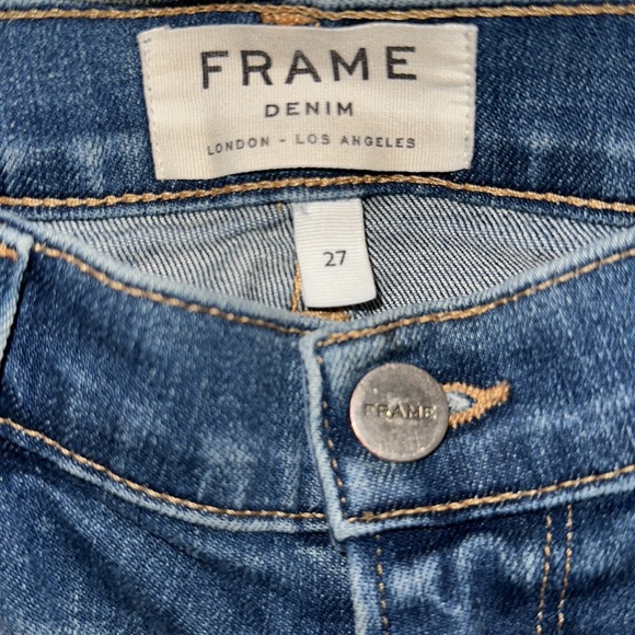 Frame Denim Le Garçon Slim Straight Boyfriend Jeans - Picture 6 of 11